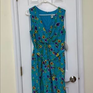 Blue Floral Emma and Michele Dress